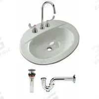 ZURN Bathroom Sink: White, Vitreous China, 20 1/2 in Overall Lg, 17 1/4 in Overall Wd, Wristblade (MPN Z5118.846.1.07.00.00). Key specifications — Includes: Fixture; Brand: ZURN; Color: White; Sink Material: Vitreous China.