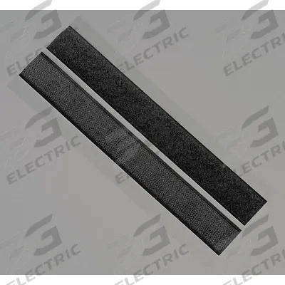 APPROVED VENDOR Hook-and-Loop Fastener: Strip, 1 in Overall Wd, 1 ft Overall Lg, Hook-and-Loop - Pre-Cut Strips
