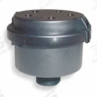 SOLBERG Filter Silencer: 3/8 in (M)NPT Inlet Size, 6 cfm, 2.25 in Overall Ht, 2.62 in Outside Dia (MPN PS-04-038). Key specifications — attr60071: PS-04-038; attr60074: SOLBERG.