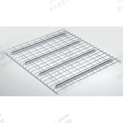 NASHVILLE WIRE Pallet Rack Decking: 52 in x 48 in, Waterfall, Std Wire Decking, 5 ga Decking - Standard-Channel Waterfall Wire Pallet Rack Decking