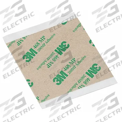 3M Transfer Tape: Square, 12 in Wd, 12 in Lg, 5.2 mil Thick, Polycoated Kraft Paper - Adhesive Transfer Tape Squares