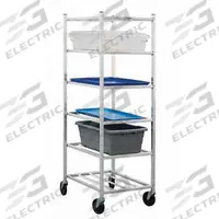 NEW AGE Universal Cart: 6 Shelves, 67 in Overall Ht, 27 in Overall Lg, 20 5/8 in Overall Dp (MPN 1356M). Key specifications — NSF Certified: Yes; Brand: NEW AGE; Caster Type: (4) Stem Type Swivel; Product Type: Universal Cart.