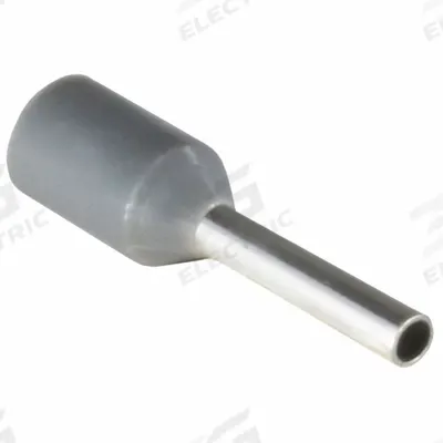 APPROVED VENDOR Wire Ferrule: 18 AWG Max Wire Size, Holds 1 Wire, Gray, Nylon - Insulated Ferrules