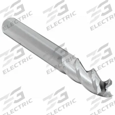 CLEVELAND Square End Mill: Carbide, 3 Flute, 7/16" Mill Dia, 1" LOC, 2-1/2" OAL (MPN C60632) - Carbide Square End Mills for Aluminum