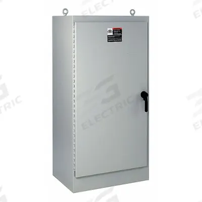 HOFFMAN Enclosure: Steel, 72 in x 37 in x 24 in, NEMA 12/4, Solid Cover - Steel Washdown Enclosures