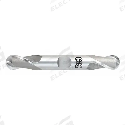 OSG Ball End Mill: Cobalt, Double End, 2 Flute, 1/8" Mill Dia, 3/8" LOC - Double-End Cobalt Ball End Mills