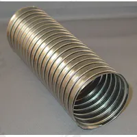 DAYCO Metal Exhaust: 5 in Hose Inside Dia., 12 in Hose Lg, 304 Stainless Steel, Silver (MPN WFF-512). Key specifications — Hose Tube Material: 304 Stainless Steel.