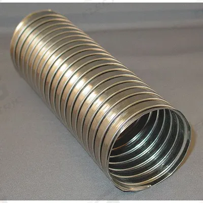 DAYCO Metal Exhaust: 5 in Hose Inside Dia., 12 in Hose Lg, 304 Stainless Steel - Automotive Exhaust Hoses
