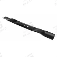 MAKITA Lawn Mower Blade: 7/16 in Dia, 18 in Wd, 18 in Lg, Compatible with: Makita XML03 (MPN 199367-2). Key specifications — Center Hole Diameter: 7/16 in; Brand: MAKITA.