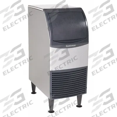 SCOTSMAN Ice Machine: Dice, 80 lb Ice per Day, Air Cooled, 38 in Ht, 15 in Wd - Undercounter Ice Machines
