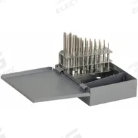 WIDIA GTD Hand Tap Set: 19 Pc, H2, High Speed Steel (MPN 16451). Key specifications — attr1300563: Metal Index Case.