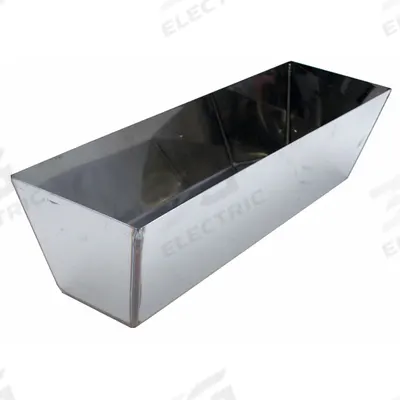 MARSHALLTOWN Drywall Mud Pan: Stainless Steel, 4 in Overall Wd - Stainless Steel Mud Pans
