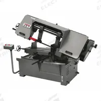 JET Band Saw: 10 in x 14 in/2 in x 16 in, 100 to 350, 45° , 90°, 18.0/9.0 A, 1 Phase, 115/230V AC (MPN 414474). Key specifications — attr325085: JET; attr313073: 18.0/9.0 A; attr313074: 1; attr313072: 45° , 90°; attr313070: 2 in x 16 in; attr313071: 100 to 350.