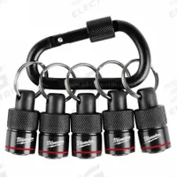 MILWAUKEE Bit Holder: Bit Holder, Power, 1/4 in Compatible Bit Size, Hex Compatible Bit Shank (MPN 48-32-4537). Key specifications — attr1132695: Hex; attr1132691: Not Impact Rated; attr1132694: Nonmagnetic; attr1132704: MILWAUKEE.