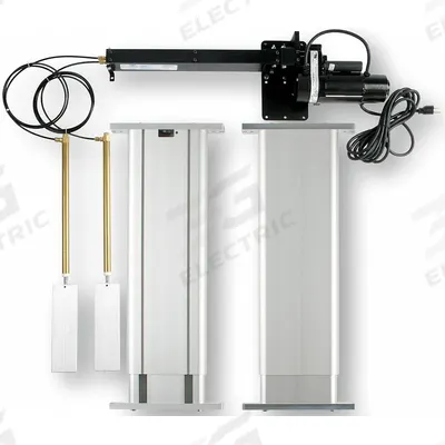 DYNA-LIFT Hydraulic Lift Kit: 12 in Stroke, Electric, 500 lb System Load Rating - Electric Hydraulic Lift Kits