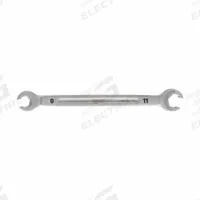 MILWAUKEE Flare Nut Wrench: Chrome Vanadium Steel, Chrome, 9 mm_11 mm Head Size (MPN 45-96-8350). Key specifications — attr309723: No; attr309730: Chrome; attr309729: Chrome Vanadium Steel; attr324937: MILWAUKEE.
