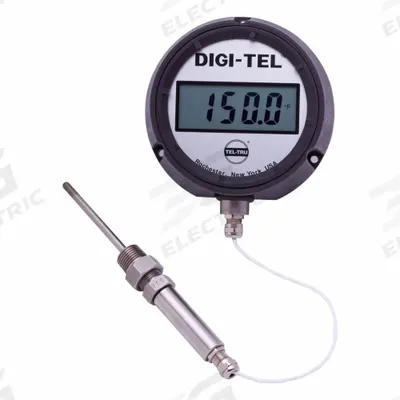 TEL-TRU Digital Thermometer: -60°C to 400°C, +/-0.4, 0.1°F /0.1°C - Industrial Digital Pocket Thermometers