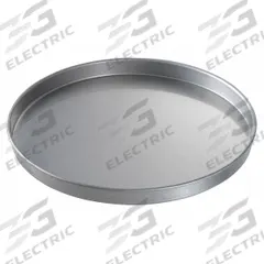 CHICAGO METALLIC Round Cake Pan: Round Cake Pan Pan, Aluminized Steel, Glazed, 14 in Overall Dia (MPN 41405). Key specifications — Bead Closure: Closed Bead; Coating: Glazed; Pan Style: Round Cake Pan; Perforation: Solid; Brand: CHICAGO METALLIC; Color: Silver; Material: Aluminized Steel; NSF Certified: No.