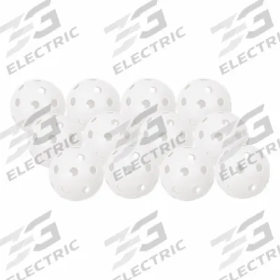CHAMPION SPORTS Softball Set: White, 12 in Circumference - Softball Wiffle Balls