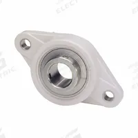 IPTCI BEARINGS 2 Bolt Flange Bearing: Radial Ball, 1 1/8 in Bore, PBT Plastic, Set Screws, Ball (MPN SUCTFL206-18 IP69K). Key specifications — Bore Type: Cylindrical; Brand: IPTCI BEARINGS; Housing Material: PBT Plastic; Lubricant Material: H-1 Grease; Mounting Bolt Size: 3/8 in; Split Housing: Not Split; System of Measurement: Inch.