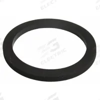 Cam and Groove Gasket: 2 in For Coupling Size, Black, 2 5/8 in Outside Dia, Flat, 1 Blue, 10 PK (MPN GASK-QC200-10G). Key specifications — Color: Black; Color Code Stripe: 1 Blue; Metal Detectable: No; Durometer: 60A; Gasket Material: Nitrile; Brand: APPROVED VENDOR.