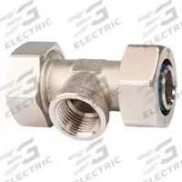 RAPIDAIR Compression Tee Fitting: 31/32 in OD 31/32 in OD 1/2 in Pipe Fitting Size, Reducer, Brass (MPN M8078). Key specifications — Brand: RAPIDAIR.