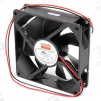 DAYTON Axial Fan: 19.3 cfm Airflow @ 0.000 in SP, 3 5/8 in Ht, 1 in Dp, Lead Wires, IP20, 24V DC (MPN 6KD73). Key specifications — Blade Material: Polybutylene Terephthalate; Housing Material: Polybutylene Terephthalate; Brand: DAYTON.