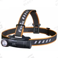FENIX LIGHTING Industrial Headlamp: Rechargeable, 1,600 lm Max. Brightness, 300 hr Max Run Time (MPN HM61R V2.0). Key specifications — attr1391544: USB Cord; attr1391546: FENIX LIGHTING; attr1440309: Includes 1 CR123.