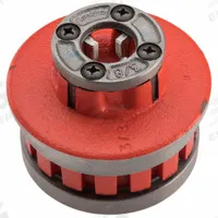 RIDGID Hand Threader Die Head: 12R, For 3/8 in Pipe, NPT, High Speed Steel, Right Hand (MPN 37475). Key specifications — attr530269: NPT; attr530251: Right Hand; attr530247: RIDGID.
