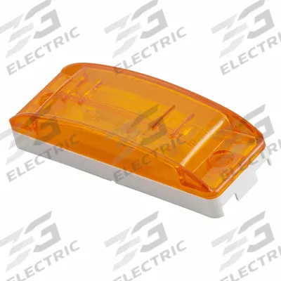 GROTE Clearance Marker Lamp: Clearance Light, Incandescent, Rectangular, Amber - Clearance Lights