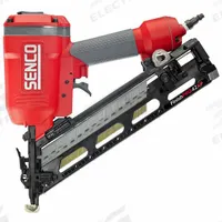 SENCO Air Nail Gun: Finish, 34°, Glue, 1/4 in NPT, Sequential, Strip Collation, For 15 ga Nail Gauge (MPN FINISHPRO 42XP). Key specifications — attr1320923: SENCO; attr1320894: Sequential.