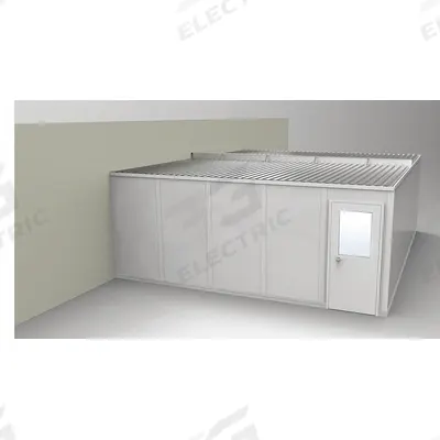 PORTA-FAB Modular In-Plant Office: 24 ft x 20 ft x 8 ft, 3 Walls, Vinyl-Covered Drywall - 3-Wall Unassembled In-Plant Offices