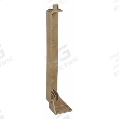 APPROVED VENDOR Right Leg: For 5UTJ1/5UTJ6, For 5UTJ1/5UTJ6, Plastic, Beige - Posts & Legs for Utility Carts