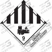 LABELMASTER DOT Container Label: Lithium Battery Miscellaneous Dangerous Goods, Paper, Label, 500 PK (MPN HSNLB5600). Key specifications — Brand: LABELMASTER; Message: Lithium Battery Miscellaneous Dangerous Goods.