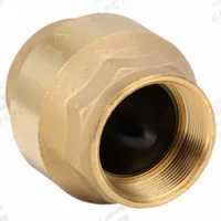 BONOMI VALVE: Swing, Inline Valve Body, 2 in Pipe Size, FNPT x FNPT, Brass, Female, NPT, NPT, Female (MPN 100003-2"). Key specifications — Brand: BONOMI.