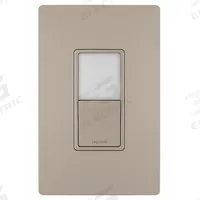LEGRAND Wall Switch: Rocker Switch, 3-Way, Maintained, Silver, 120V AC, 15 A (MPN NTL873NICC6). Key specifications — Illuminated: No.