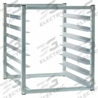 NEW AGE INDUSTRIAL Insert Rack: 7 Slots, 3 in Betw Shelves, 20 3/8 in Wd, 23 in Ht, 24 in Dp, 1610. Key specifications — Brand: NEW AGE INDUSTRIAL; Material: Aluminum; Nesting: No; Pan Size: 18 x 26 in; Product Type: Insert Rack; NSF Certified: Yes; Full Size/Half Size: Half Size; Includes Top: No.