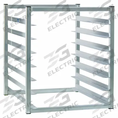 NEW AGE INDUSTRIAL Insert Rack: 7 Slots, 3 in Betw Shelves, 20 3/8 in Wd, 23 in Ht, 24 in Dp - Insert Pan Racks