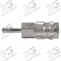 PARKER Quick Connect Socket: 1/4 in Body Size, 1/4 in Hose Fitting Size, Ball, Hose Barb, Male (MPN 23KATF06MPN). Key specifications — Brand: PARKER; Coupling Locking Type: Ball; Hose Fitting Gender: Male.