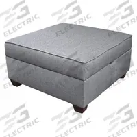 DUOBED Storage Ottoman: Gray, 30 in Overall Wd, 30 in Overall Dp, 18 in Overall Ht, Black (MPN IMFO30-AQ). Key specifications — Brand: DUOBED.