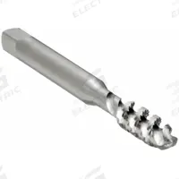 CHICAGO-LATROBE Spiral Flute Tap: M5x0.8 Metric, D4 / 6H, 3 Flute, Plug Chamfer, High Speed Steel (MPN 366140)