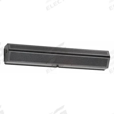 MARS Unhtd 8"H 84"W 9"D Steel Air Curtain: Ambient Air, Low Profile, For 7 ft Opening - Ambient Air Curtains