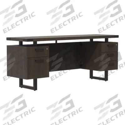 MIRELLA Credenza: Black, 72 in Overall Wd, 20 in Overall Dp - Mirella Series - Desks