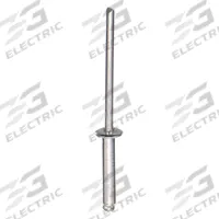Blind Rivet,0.125 in dia,PK100: Inch, 23/64 in Body Lg, 0.125 in Shank Dia, Open End, Dome, 100 PK (MPN 1889PK). Key specifications — Brand: APPROVED VENDOR.