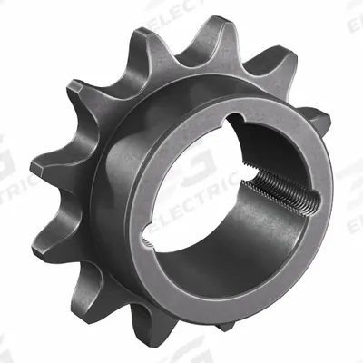TRITAN Bushed Roller Chain Sprocket: For 80 Chain, 12 Teeth, 3.864 in Pitch Dia - Size 80 Bushed-Bore Roller Chain Sprockets