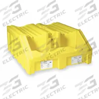 ENPAC Rack Base: 2 Drums/Containers, Rack Base, 102 gal Spill Capacity, 3,000 lb Load Capacity (MPN 6000-YE). Key specifications — Material: Polyethylene; Brand: ENPAC; Product Type: Rack Base.