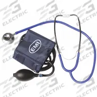 EMI Aneroid Sphygmomanometer: Aneroid Sphygmomanometer, Adult/Infant/Pediatric, Nylon, 10 in Cuff Wd (MPN 934). Key specifications — Cuff Named Size: Infant; Patient Type: Pediatric; Color: Blue; Brand: EMI; Product Type: Aneroid Sphygmomanometer; Cuff Material: Nylon; Includes: Latex Inflation Bladder and Bulb; Blood Pressure Test Location: Arm.