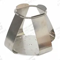 OHAUS Erlenmeyer Flask Clamp: Flask Clamp, Stainless Steel, Rubber Mat, 4 L (MPN 30400094). Key specifications — Hold Capacity: 4 L; Brand: OHAUS; Includes: Rubber Mat; Material: Stainless Steel; Product Type: Flask Clamp.