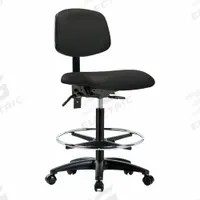 Ergonomic Chair: Vinyl, Armless, Ht Range 25 in to 34 1/2 in, 18 1/2 in Seat Wd, 17 in Seat Dp (MPN BR-VHBCH-RG-T1-A0-CF-RC-8540). Key specifications — Foot Support: Yes; Back Tilt Backward: 13.5°; Back Tilt Forward: 10.5°; Base Material: Nylon; Brand: APPROVED VENDOR; Product Type: Ergonomic Chair; ESD-Safe: Not ESD Safe; Seat Tilt Backward: 3°.