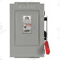 SIEMENS Safety Switch: Non-Fusible, 30 A, Single Phase, 600V AC, Galvanized Steel, Indoor (MPN HNF261J). Key specifications — attr867131: SIEMENS.